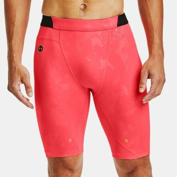 Under Armour Men's UA RUSH™ HeatGear® Compression Upstream Camo Shorts XL - J151 - Picture 1 of 10